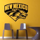 NCAA Wall Mural Vinyl Sticker GYM SPORTS LOGO Team New Mexico Lobos DA3087