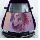 Skull Hole Skeleton Paint Full Color Car Decal Sticker KR-62 FRST