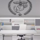 American Marines Coat of arms eagle Bird Stylish Wall Art Sticker Decal 9207