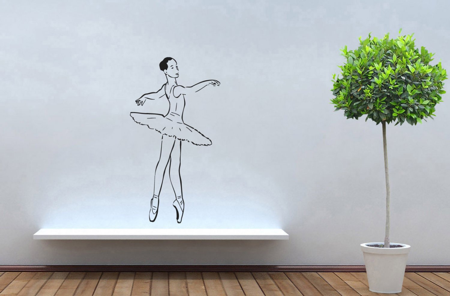 Wall Decor Vinyl Decal Sticker Ballet Danser tz2198
