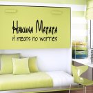 Wall Decor Vinyl Decal Sticker Hakuna Matata tz3003