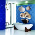 Colorful Seashells Ocean Nautical Full Color Wall Decal Sticker AN-194 FRST