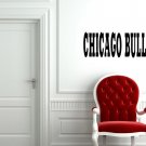 Wall Sticker Decal American Basketball NBA Team Logo Chicago Bulls Gm1787
