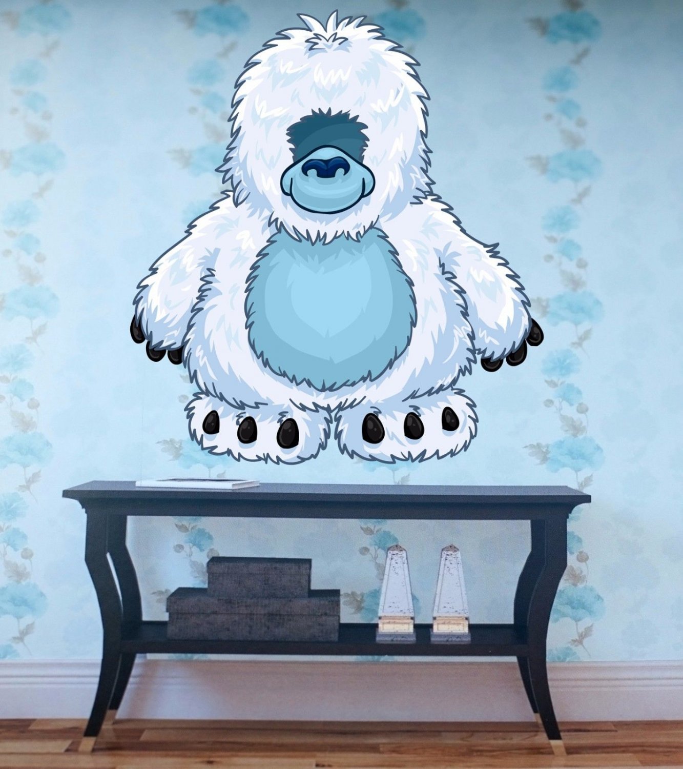 The Yeti Snow Man Full Color Wall Decal Sticker KR-124 FRST