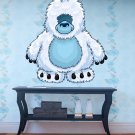 The Yeti Snow Man Full Color Wall Decal Sticker KR-124 FRST