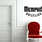Wall Sticker Decal American Basketball NBA Team Logo Memphis Grizzlies Gm1905