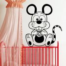 Wall Decal Mouse Animal Mice Cheese Art Decals Nursery Room Sticker Decor AM50