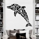 Wall Decal Dolphin Animal Sea Tattoo Art Kids Bathroom Decor Sticker Murals AM66