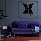 Underwear corset beauty lace Kids Room Stylish Wall Art Sticker Decal 10101