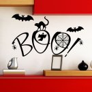 Halloween Wall Decal Cat Bat Spider Art Home Kids Decoration Decor Sticker AM155