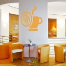 Restaurant Cafe Bar coffee Tea money dollars Stylish Wall Art Sticker Decal 8724