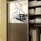 Beauty salon Spa beautiful girl barbershop Stylish Wall Art Sticker Decal 9027