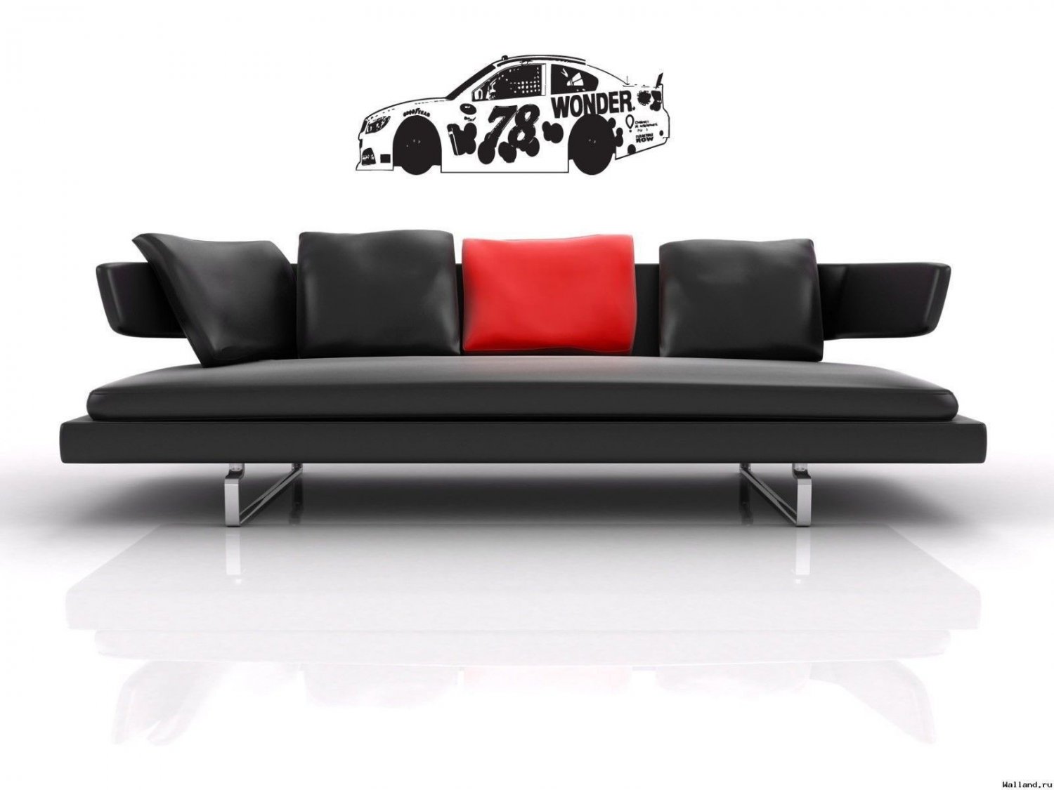 Wall Sticker Decal Team Logo Nascar #78 Kurt Busch Super Sport Car Gm2092