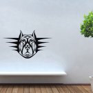 Wall Decor Vinyl Decal Sticker Dog Bulldog Head tz2191