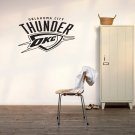 Wall Sticker Decal American Basketball NBA Team Logo Oklahoma City Thunder G1956