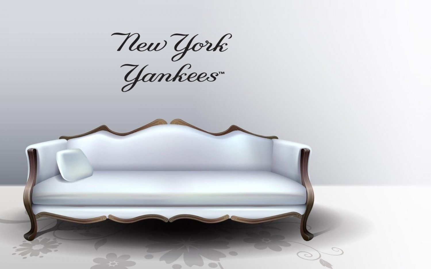 Wall Sticker Decal American Baseball MLB Team Logo New York Yankees Gm0910