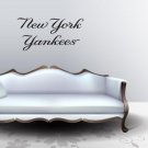 Wall Sticker Decal American Baseball MLB Team Logo New York Yankees Gm0910