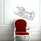 Wall Decor Vinyl Decal Sticker       penguin cap sledge DA1468