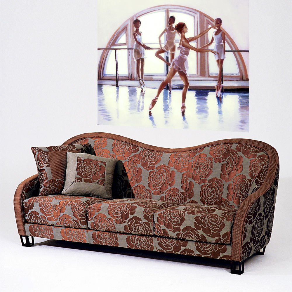 Ballet Dance Studio Ballerina Full Color Wall Decal Sticker AN-616 FRST