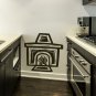 Kitchen Cook Comfort fireplace fire firewood Stylish Wall Art Sticker Decal 9104