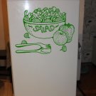 Salad vegetables bowl fork spoon proper nutrition Wall Art Sticker Decal 9931