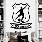 Wall Decal Personalized Name Football Game Decals Boy Room Decor Sticker AM122
