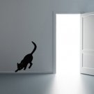 Wall Decor Vinyl Decal Sticker Cat Kitty Curious  tz509