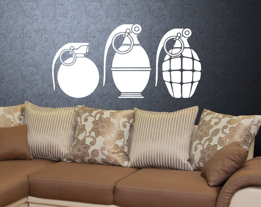 Nature pineapple bombshell whizzbang egg war Stylish Wall Art Sticker Decal 8764