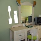Beauty saloon Mascara eyes eyelashes Cosmetics Wall Art Sticker Decal 9492