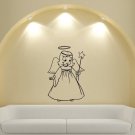Wall Decor Vinyl Decal Sticker   girl angel halo DA1410