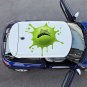Green Monster Ghost Cartoon Full Color Car Decal Sticker KR-168 FRST