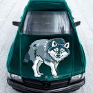 Wolf Wild Life Animals Zoo Full Color Car Decal Sticker KC-41 FRST