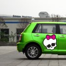 Monster High Girl Skull Full Color Car Decal Sticker KR-23 FRST