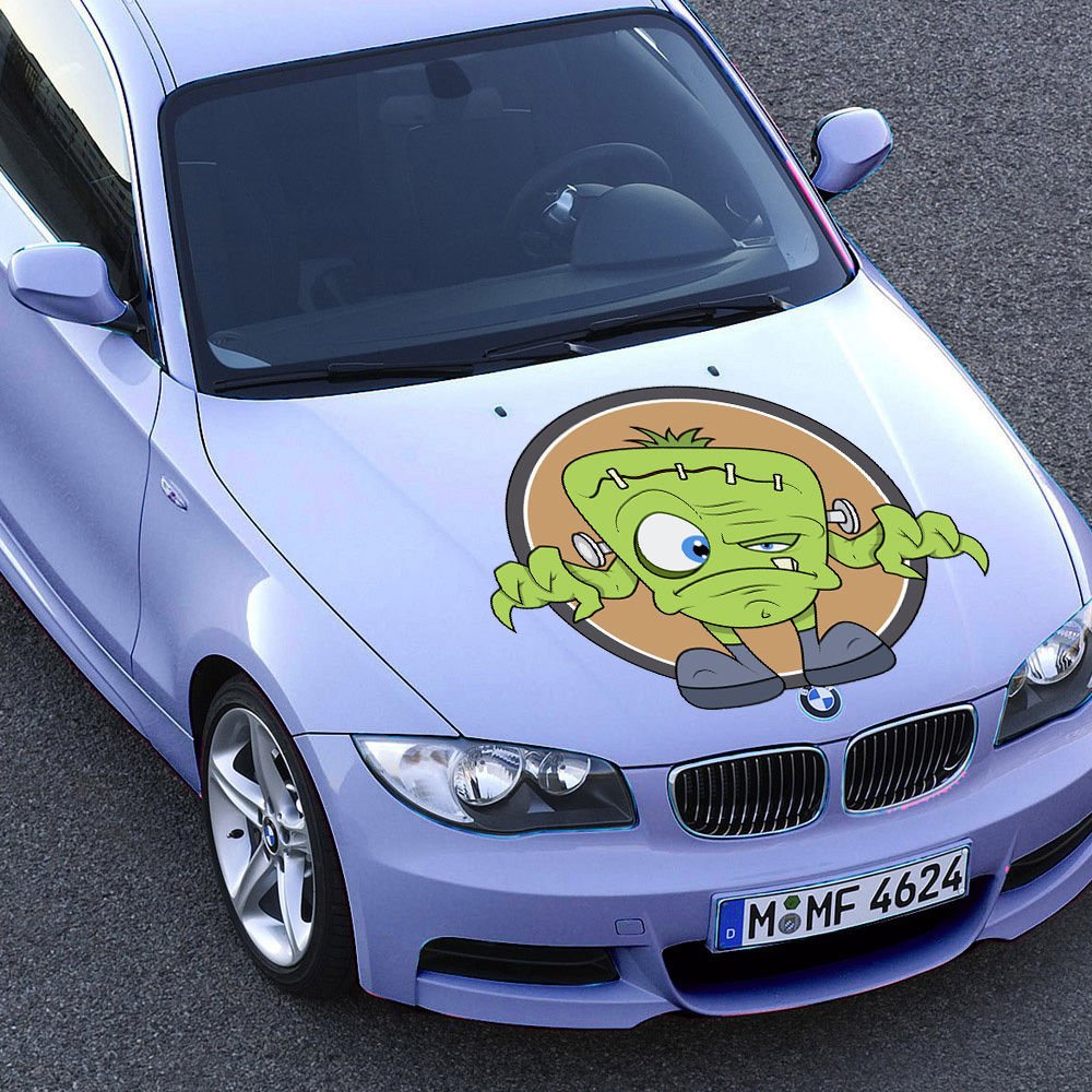 Vegetable Frankenstein Monster Full Color Car Decal Sticker KC-268 FRST