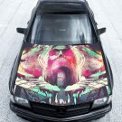 Skull Lion Abstraction Fangs Full Color Car Decal Sticker KR-10 FRST