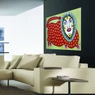 Abstract Painting Modern Art Full Color Wall Decal Sticker AN-494 FRST