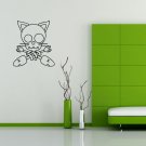 Wall Decor Vinyl Decal Sticker SKULL OF A CAT BONE DA550