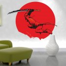 Ninja Sword Japan Boy Man Full Color Wall Decal Sticker KR-40 FRST