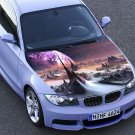 Apocalypse Space Landscape Winter Full Color Car Decal Sticker KR-142 FRST