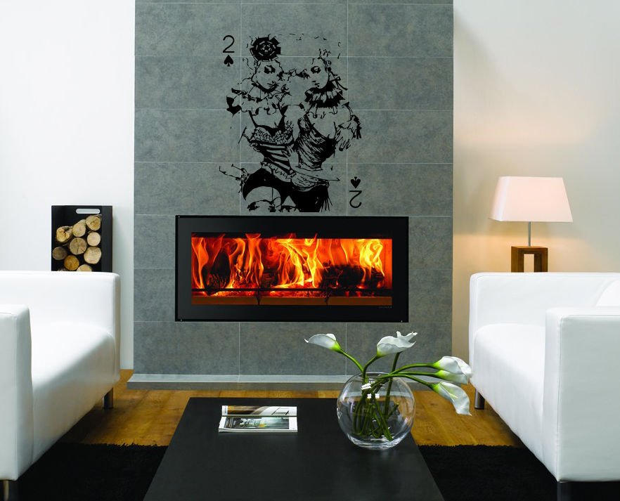 Playing card lady 2 peaks poker Kids Room Stylish Wall Art Sticker Decal 9904