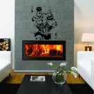 Playing card lady 2 peaks poker Kids Room Stylish Wall Art Sticker Decal 9904
