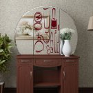 Beauty saloon Pomade puff-box Cosmetics Stylish Wall Art Sticker Decal 9498