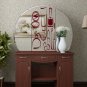 Beauty saloon Pomade puff-box Cosmetics Stylish Wall Art Sticker Decal 9498