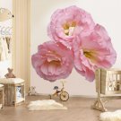 Pink Flower Beauty Spa Full Color Wall Decal Sticker AN-521 FRST