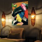 Abstract Painting Modern Art Full Color Wall Decal Sticker AN-413 FRST