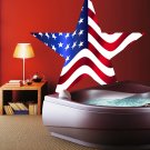 American Flag Nation Patriot Full Color Wall Decal Sticker AN-115 FRST