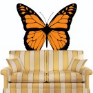 Orange Butterfly Relax Beauty Full Color Wall Decal Sticker AN-255 FRST