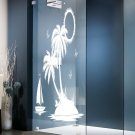 The sun ocean sea palm beach Sail Kids Stylish Wall Art Sticker Decal 8868