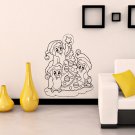 Wall Decor Vinyl Decal Sticker     little penguins tree ornament  DA1470
