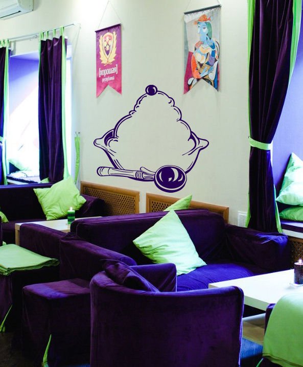 A restaurant ice Cream Cafe chocolate Room Stylish Wall Art Sticker Decal 9123